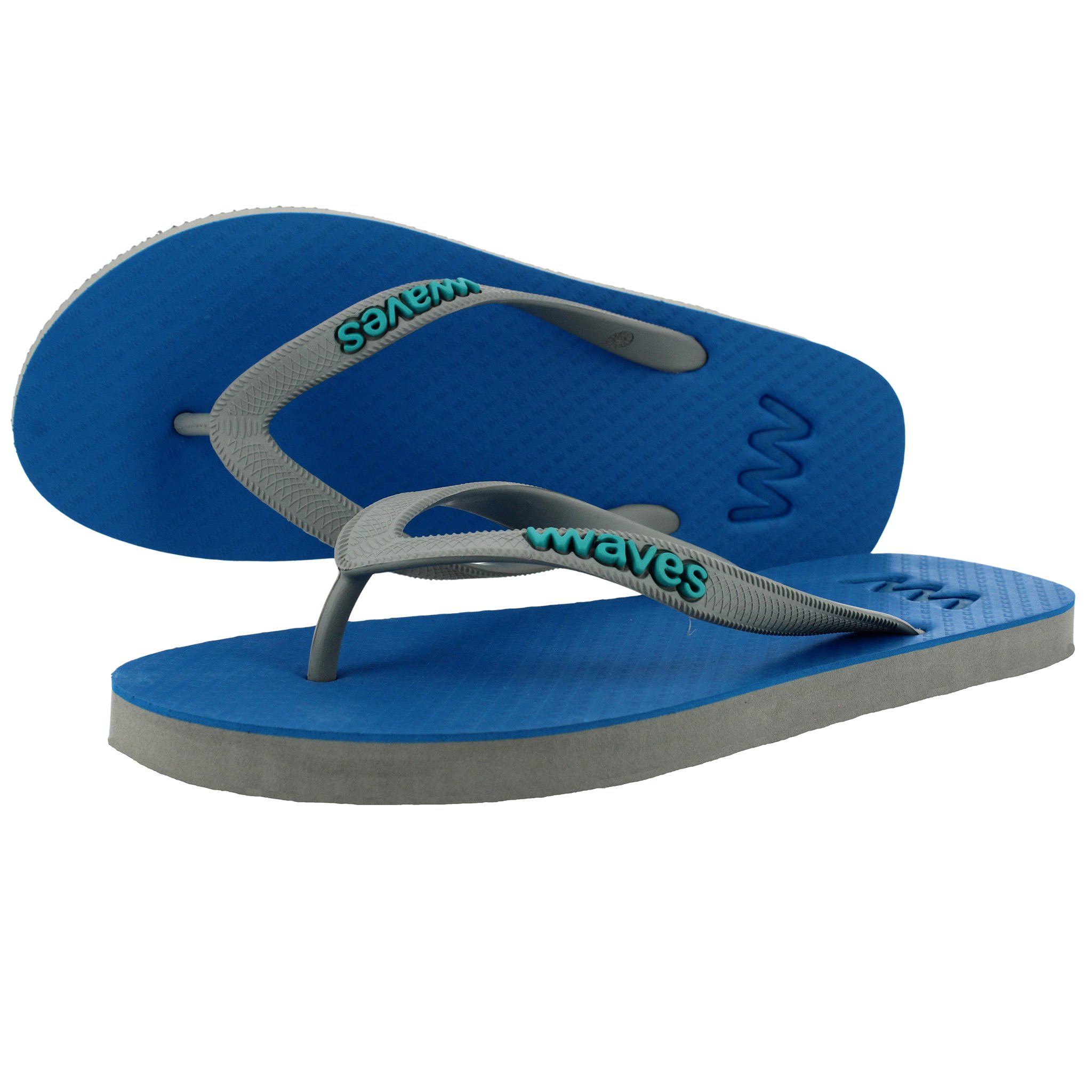 cobalt blue flip flops