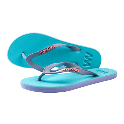 100% Natural Rubber Flip Flop – Blue Two Tone