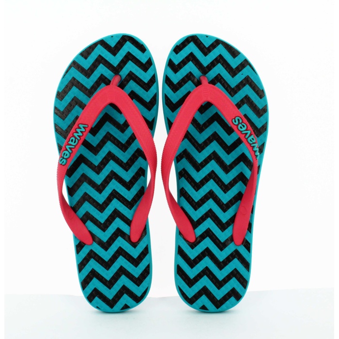 100% Natural Rubber Flip Flop – Printed Zig Zag