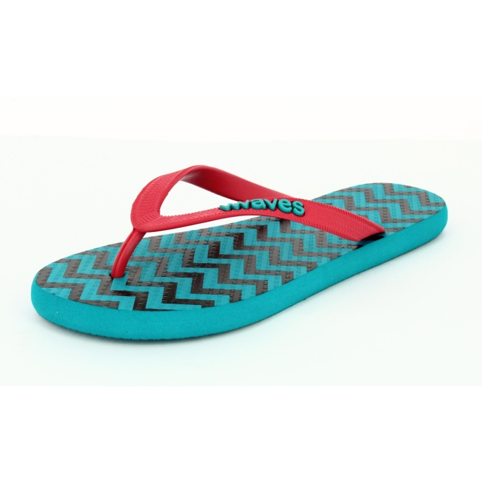 100% Natural Rubber Flip Flop – Printed Zig Zag