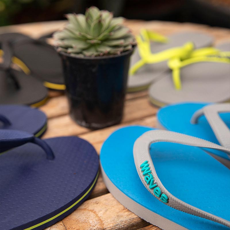 Natural Rubber Flip Flops