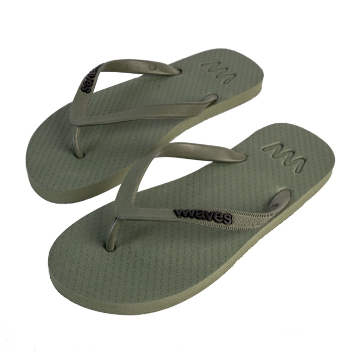 100% Natural Rubber Flip Flop – Khaki **WEBSITE EXCLUSIVE**