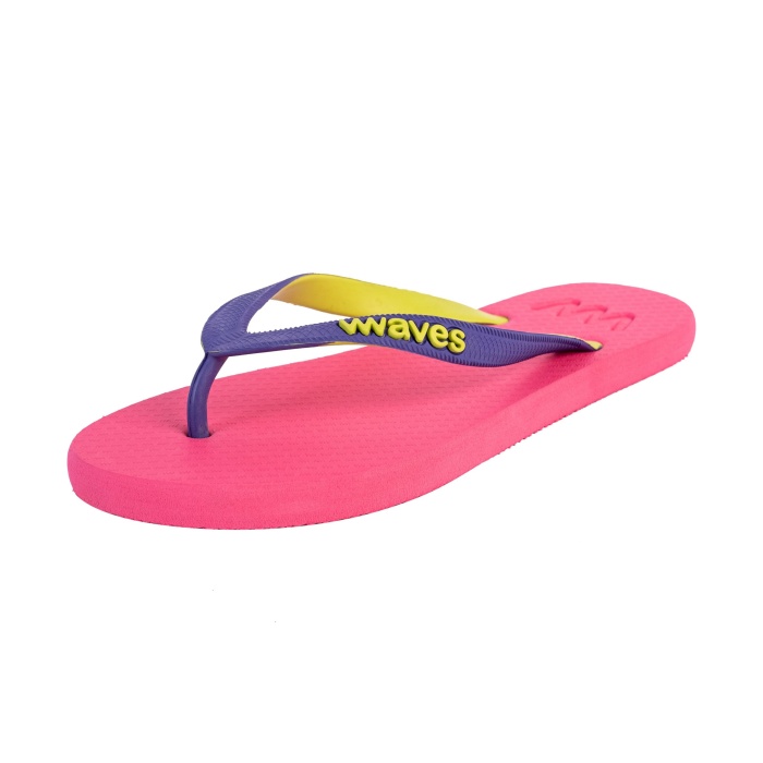 100% Natural Rubber Flip Flop – Pink Tri-Tone **WEBSITE EXCLUSIVE**