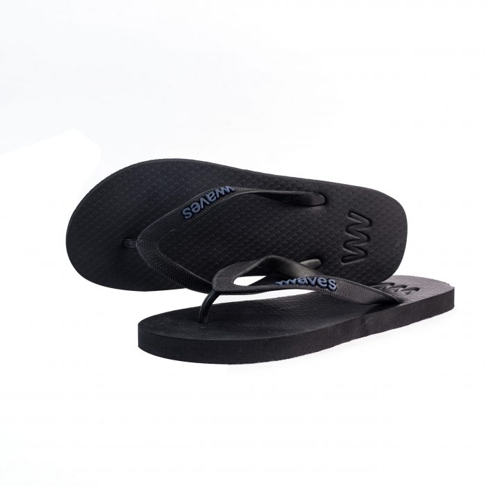 Natural Rubber Flip Flop - Black - Image 2