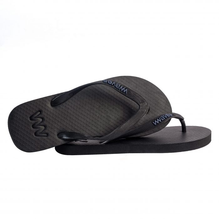 Natural Rubber Flip Flop - Black - Image 3
