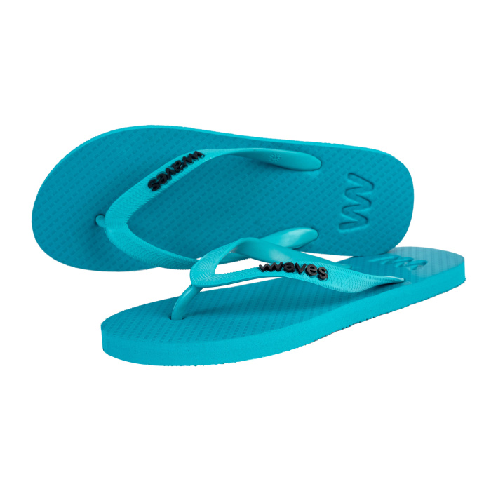 Natural Rubber Flip Flop - Turquoise
