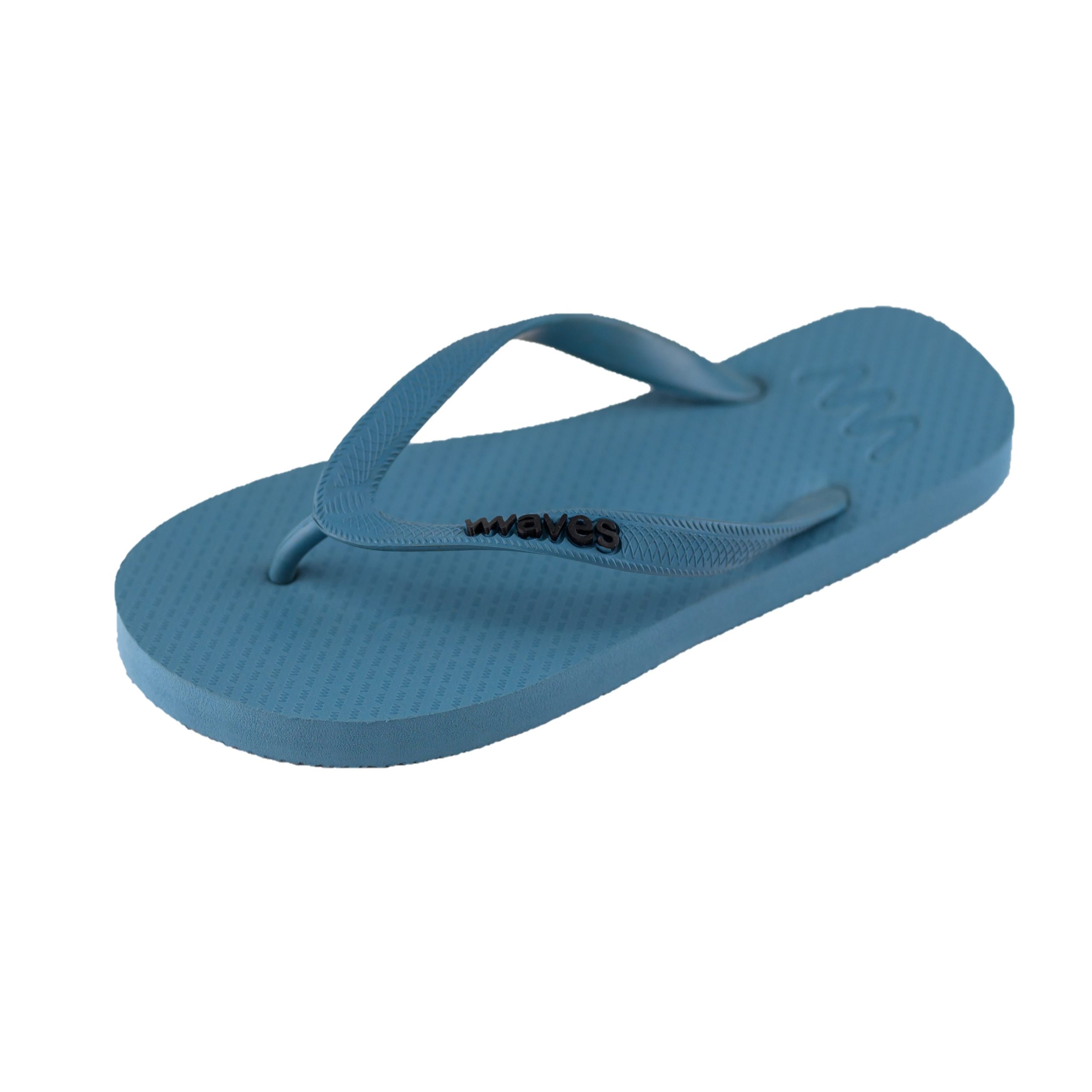 Natural Rubber Flip Flop - Petrol Blue - Waves Flip Flops UK