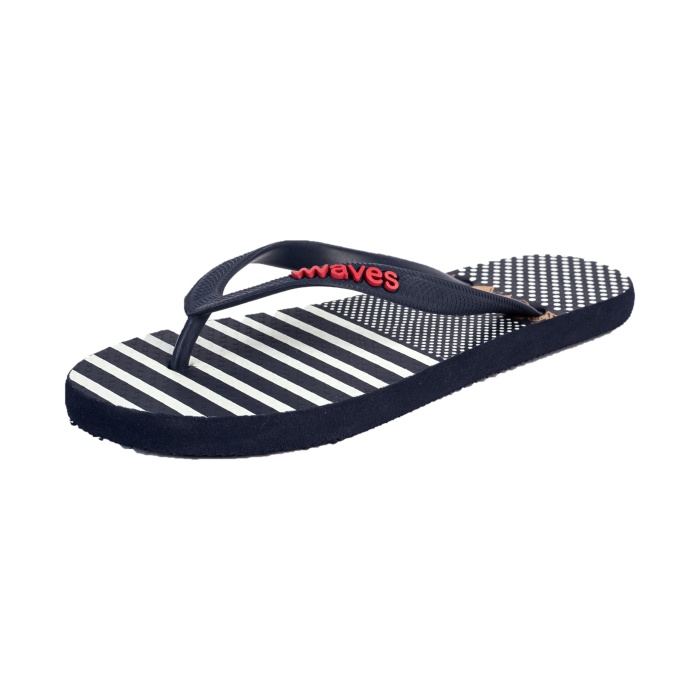 Natural Rubber Flip Flop – Black & White Graphic Print - Image 2