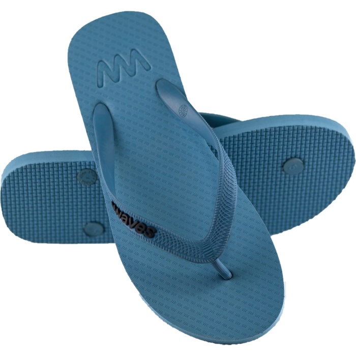 Natural Rubber Flip Flop - Petrol Blue - Image 2
