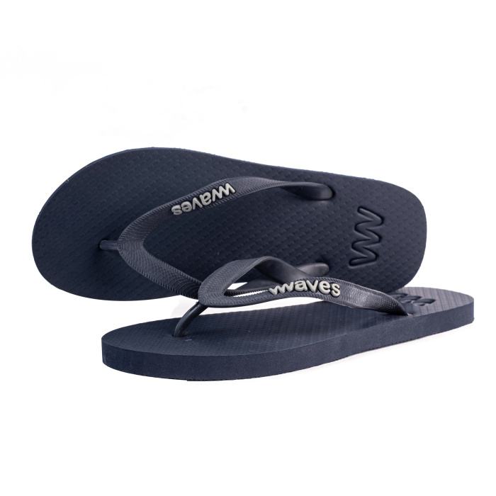 Natural Rubber Flip Flop - Navy