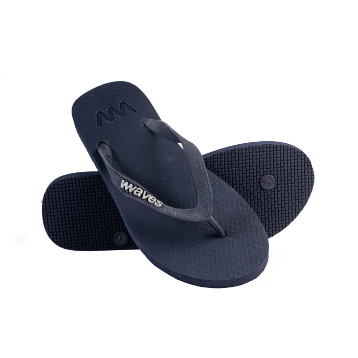 Natural Rubber Flip Flop - Navy - Image 4